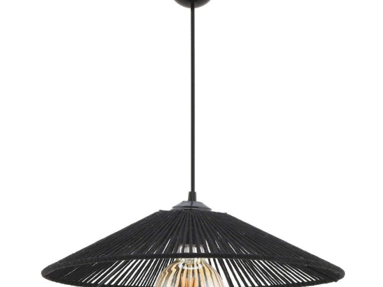 Φωτιστικό Οροφής Merten 390FLH1835 40x40x55cm 1xE27 40W Black Opviq