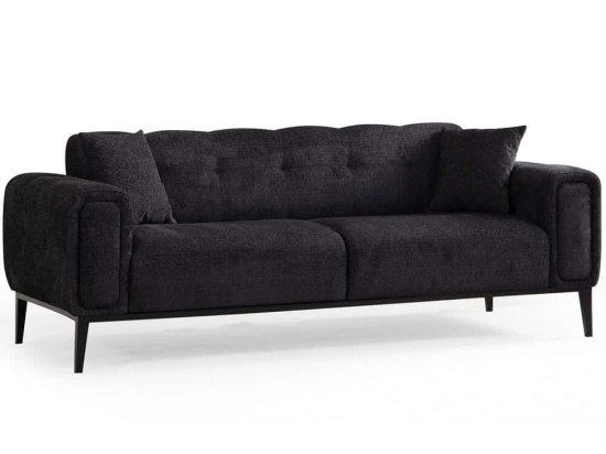 Καναπές - Κρεβάτι Τριθέσιος Athena 560ARE2361 225x92x76cm Black
