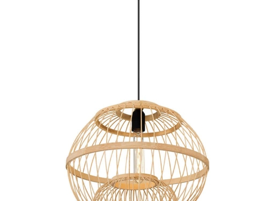 Φωτιστικό Οροφής 701CHD1730 Φ40x120cm 1xE27 24W Oak Opviq