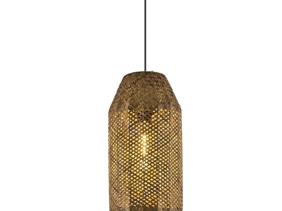 Φωτιστικό Οροφής 701CHD1777 Φ30x120cm 1xE27 24W Oak Opviq
