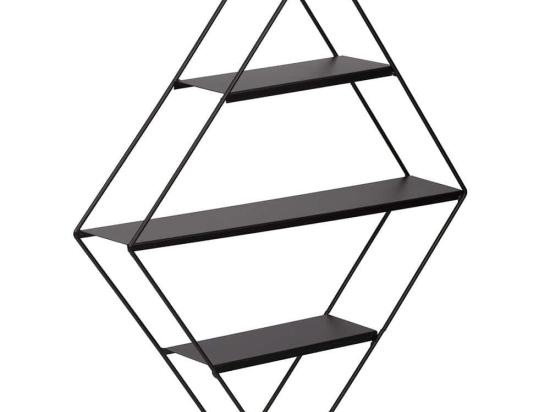 Ραφιέρα Τοίχου Casey 835PUQ6281 50x10x66cm Black