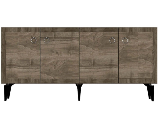 Μπουφές Selen 475OLV2754 150x40x79cm Walnut Μοριοσανίδα, Μελαμίνη