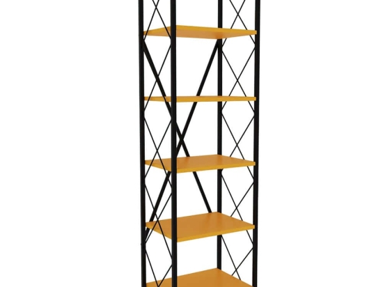 Ραφιέρα Δαπέδου Suadiye 854KLN3615 50x30x180cm Yellow