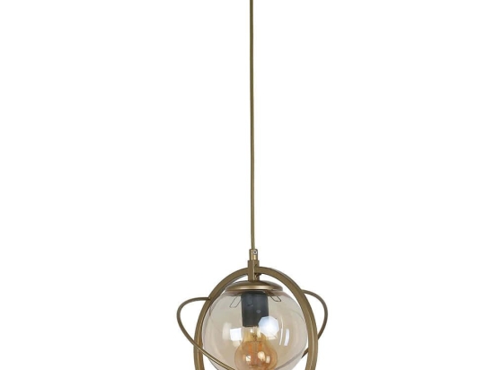 Φωτιστικό Οροφής Nepal 846STL1671 Φ25x70cm 1xE27 40W Gold Opviq