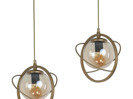 Φωτιστικό Οροφής - Ράγα Nepal 846STL1675 45x25x70cm 2xE27 40W Gold Opviq
