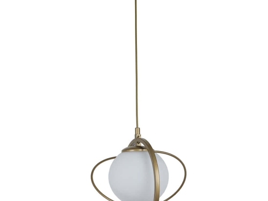 Φωτιστικό Οροφής Nepal 846STL1678 Φ25x70cm 1xE27 40W Gold Opviq