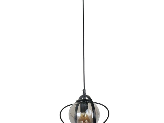 Φωτιστικό Οροφής Nepal 846STL1692 Φ25x70cm 1xE27 40W Black Opviq