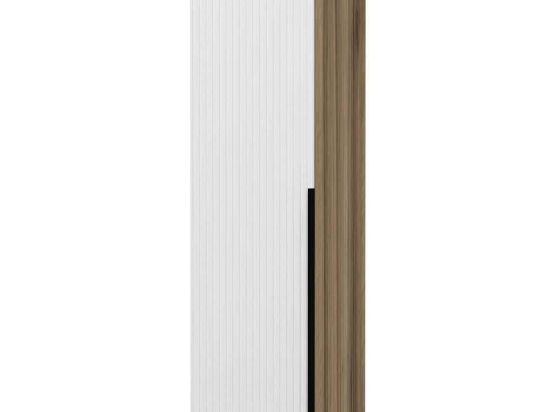 Ντουλάπα Μονόφυλλη Minar Kale 506MNR3648 45x52x210cm Oak-White Μονόφυλλη