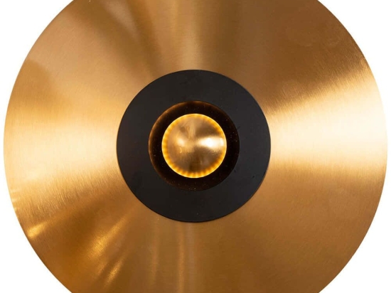 Φωτιστικό Τοίχου - Απλίκα 414LRC2021 Φ30cm Led 1000lm 10W 3000K Gold Opviq