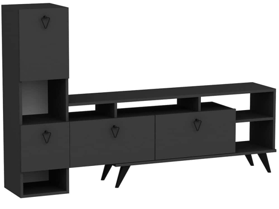 Σύνθεση Τηλεόρασης Emmy 505CRL1926 184,8x35x120cm Anthracite