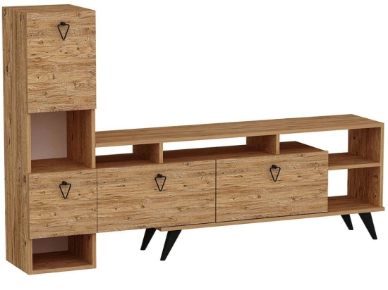 Σύνθεση Τηλεόρασης Emmy 505CRL1927 184,8x35x120cm Pine