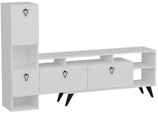 Σύνθεση Τηλεόρασης Emmy 505CRL1929 184,8x35x120cm White