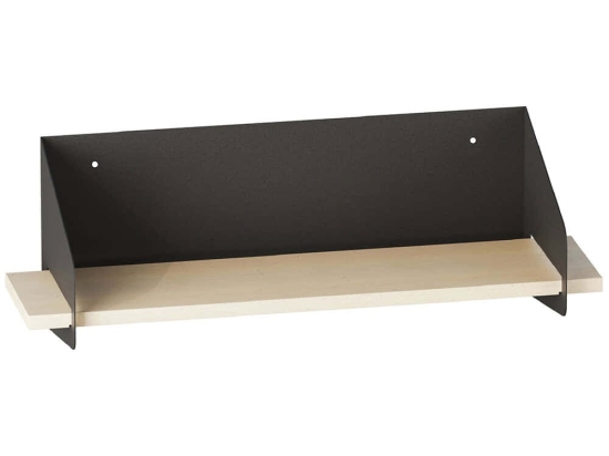 Ράφι Τοίχου Long Arm 491CRT1305 60x19x20cm Black