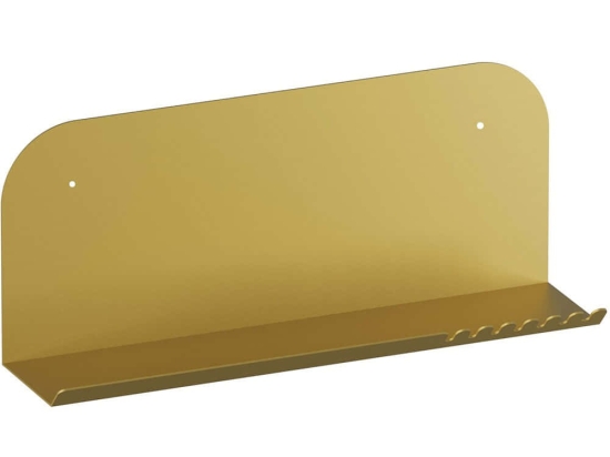 Ράφι Τοίχου Long Pouch 491CRT1310 55x12x23cm Gold