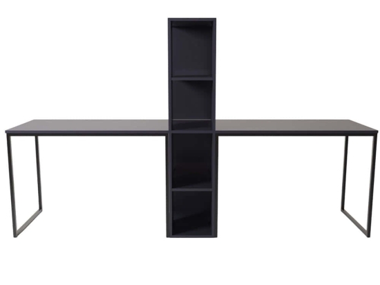 Γραφείο - Σταθμός Εργασίας 2 Θέσεων Buyuk Boy 285LCV1306 240x60x72cm Anthracite