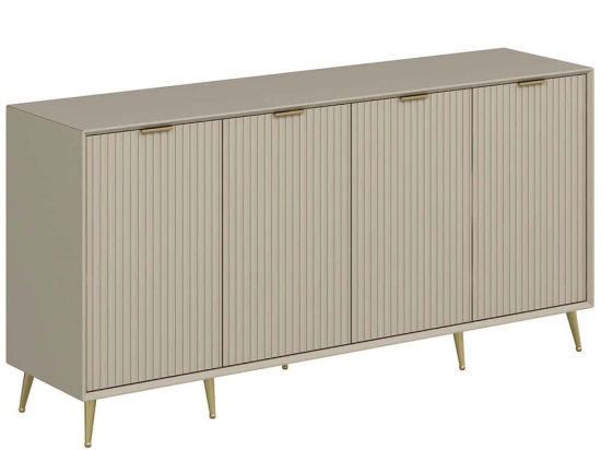 Μπουφές Luxe 506MNR1317 180x45x90cm Sand Μοριοσανίδα, Μελαμίνη