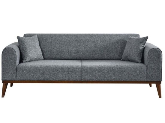 Καναπές - Κρεβάτι Τριθέσιος Cofi 560ARE2907 222x90x80cm Grey