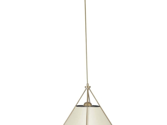 Φωτιστικό Οροφής Romeo 846STL5159 Φ40x70cm 1xE27 40W Cream-Gold