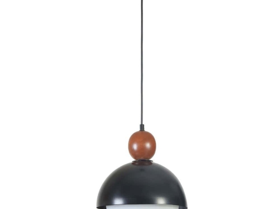 Φωτιστικό Οροφής Retro 846STL5209 Φ25x70cm E27 40W Black Opviq