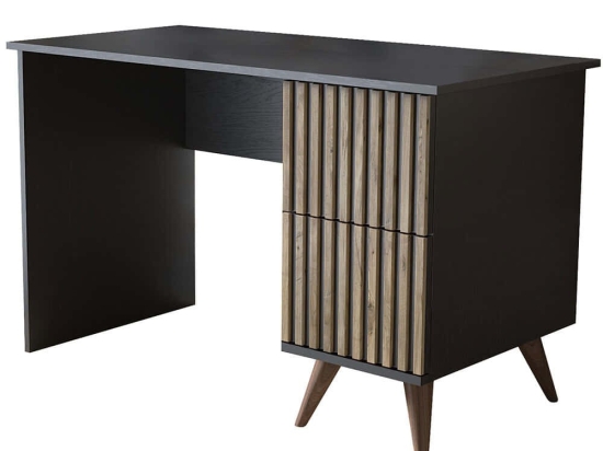 Γραφείο 787CDL1206 127x60x65cm Pine-Black