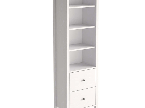 Βιβλιοθήκη 787CDL1503 80x35x180cm White