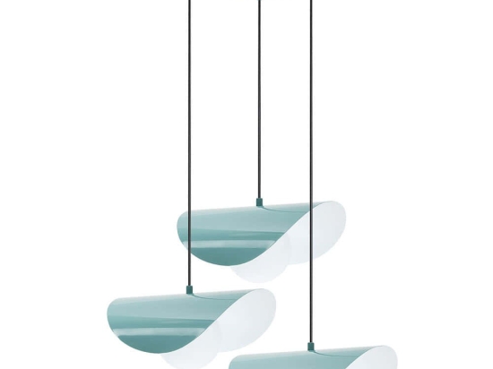 Φωτιστικό Οροφής Vatoz 892OPV2071 40x25x112cm 3xE27 40W Turquoise Opviq