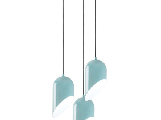 Φωτιστικό Οροφής Kesik 892OPV2079 Φ40x121cm 3xE27 40W Turquoise Opviq