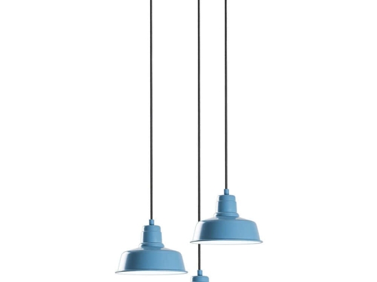 Φωτιστικό Οροφής Memati 892OPV2084 Φ45x108cm 3xE27 40W Light Blue Opviq