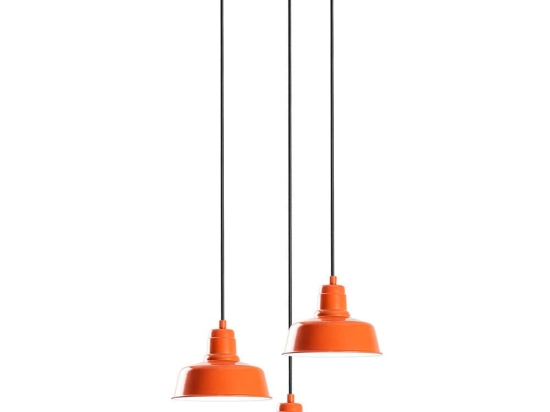 Φωτιστικό Οροφής Memati 892OPV2086 Φ45x108cm 3xE27 40W Orange Opviq