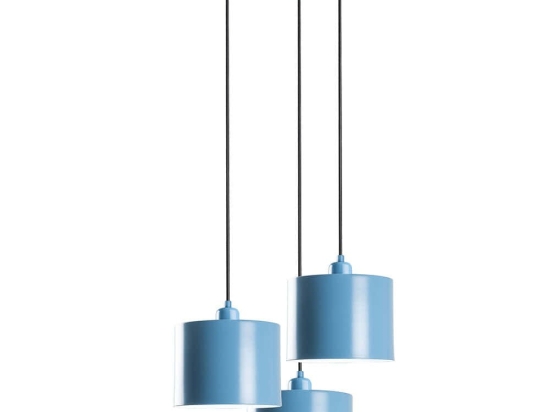 Φωτιστικό Οροφής Duz 892OPV2096 Φ45x110cm 3xE27 40W Light Blue Opviq