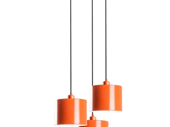 Φωτιστικό Οροφής Duz 892OPV2098 Φ45x110cm 3xE27 40W Orange Opviq