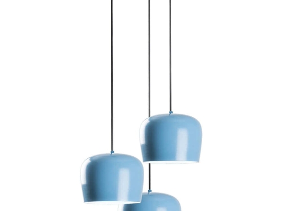 Φωτιστικό Οροφής Yozgat 892OPV2100 Φ45x114cm 3xE27 40W Light Blue Opviq