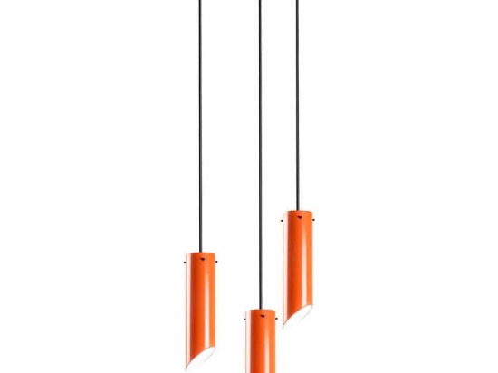Φωτιστικό Οροφής Kesik 892OPV2110 Φ40x114cm 3xE27 40W Orange Opviq