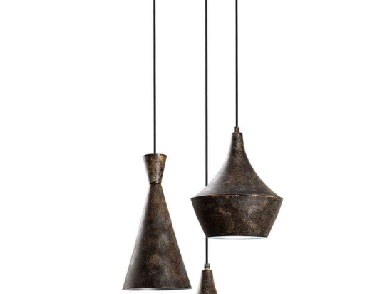 Φωτιστικό Οροφής Tom Retro 795LMG1234 Φ45x135cm 3xE27 40W Antique Opviq