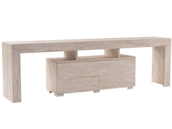 Έπιπλο Τηλεόρασης Enclave 241NRD1320 180x31,3x50cm Travertine Beige