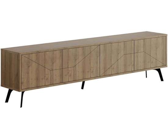 Έπιπλο Τηλεόρασης Dune 855DTE3173 180x29,6x50cm Light Brown