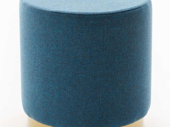 Σκαμπό Gocek 825BLC5153 Φ40x40cm Blue