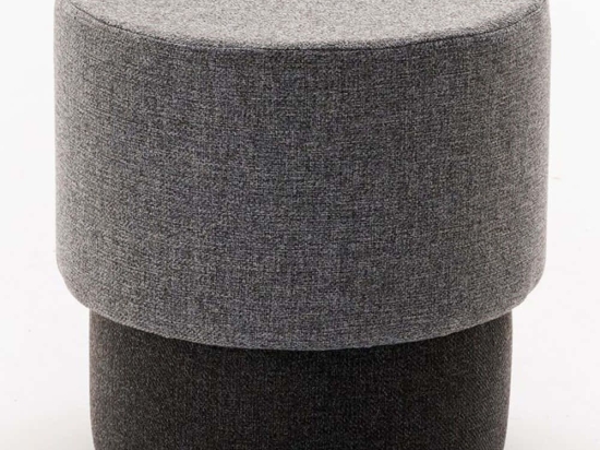 Σκαμπό Patara 825BLC5172 Φ40x40cm Anthracite