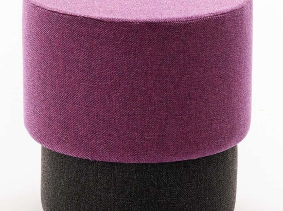 Σκαμπό Patara 825BLC5175 Φ40x40cm Lilac