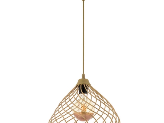 Φωτιστικό Οροφής Mongo 390FLH2307 Φ26x60cm 1xE27 40W Gold Opviq