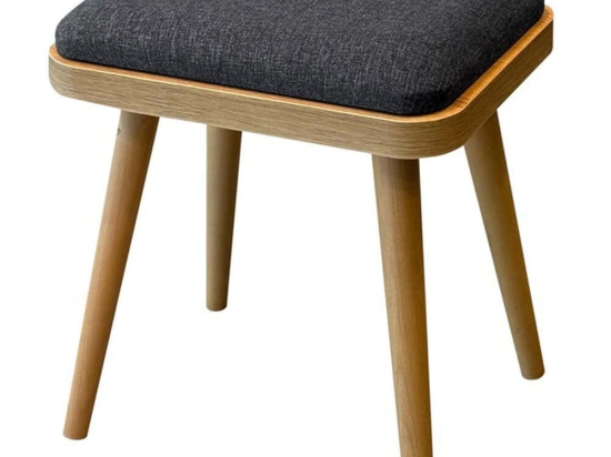 Σκαμπό Vina Mini (Σετ 2Τμχ) 869VEL1453 40x33x46cm Oak-Anthracite