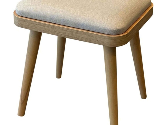 Σκαμπό Vina Mini (Σετ 2Τμχ) 869VEL1454 40x33x46cm Oak-Cream