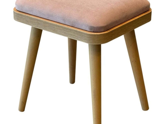 Σκαμπό Vina Mini (Σετ 2Τμχ) 869VEL1458 40x33x46cm Oak-Sand