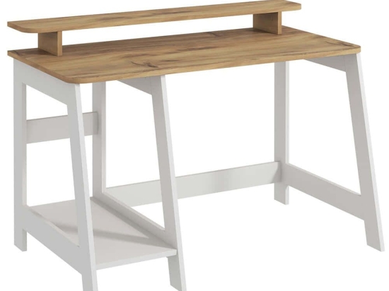 Γραφείο Country 382NRC1409 120x60x73cm White-Oak