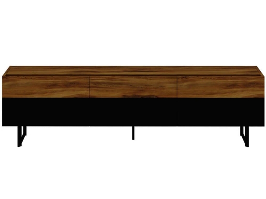 Έπιπλο Τηλεόρασης Sign 382NRC2514 180x37x49cm Black-Oak