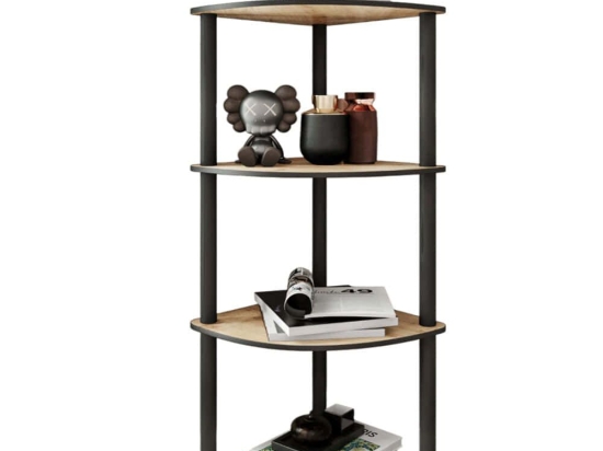 Ραφιέρα Δαπέδου Γωνιακή 282PTR1118 34x34x105cm Oak