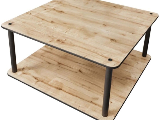 Τραπέζι Σαλονιού Masivo Square 282PTR1511 70x70x38cm Oak