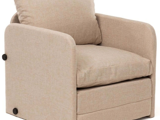 Πολυθρόνα - Κρεβάτι Saga Single 859FTN2884 68x70x66cm Beige