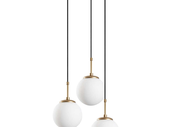 Φωτιστικό Οροφής Orbital 521SHN3463 45x45x120cm 3xE27 40W Gold Opviq