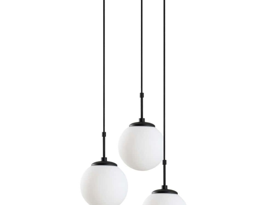 Φωτιστικό Οροφής Orbital 521SHN3487 45x45x120cm 3xE27 40W Black Opviq